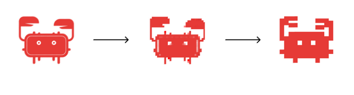 У логотипа есть и цель, и путь. Таков путь лого Crabbit