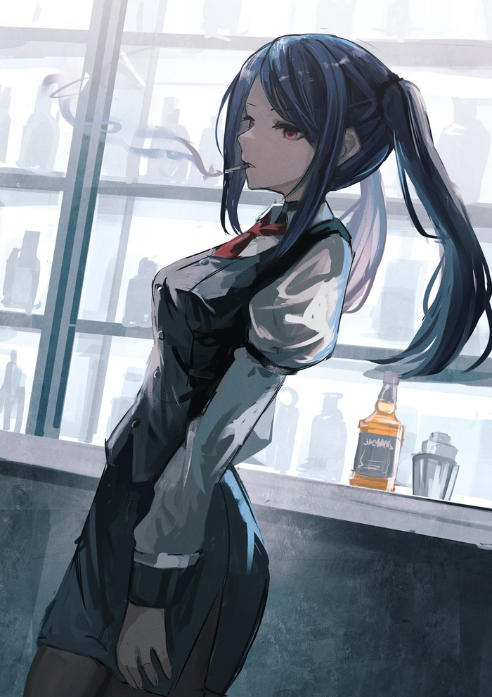  Anime Art, , Va-11 hall-a, Julianne stingray