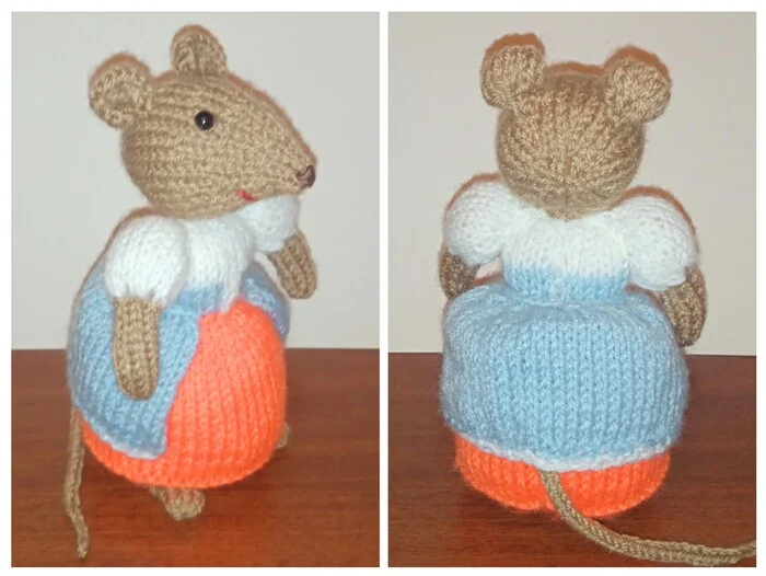 Good luck, dear friend!) - Mouse, Sale, Needlework, Creation, Handmade, Toys, Yarn, Needlework without process, Amigurumi