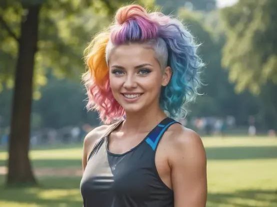 Девушка, созданная нейросетью