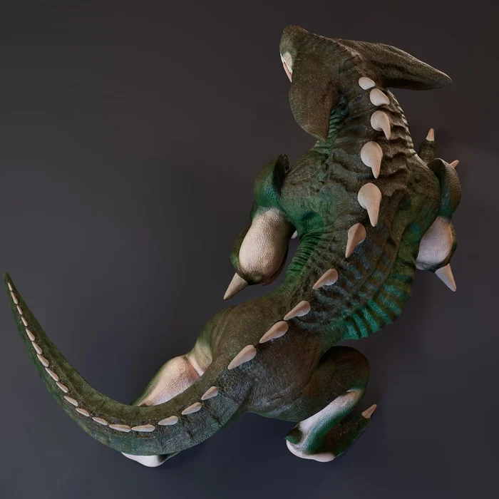 Swamp dog - Моё, Существа, Gamedev, Персонажи, 3D, 3D моделирование, Zbrush, Autodesk Maya, Substance painter, Фэнтези, Game Art, 3D графика, Видео, YouTube, Длиннопост