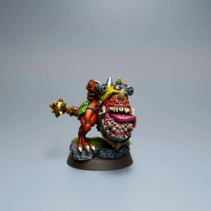 Squig, Artel W, re-uploaded with good light - My, Modeling, Warhammer, Painting miniatures, Painting, Wh miniatures, Longpost