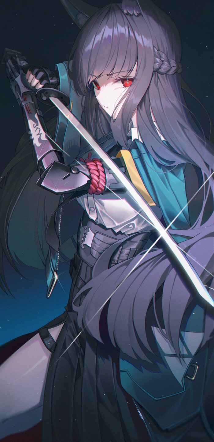  Anime Art, , Hoshimi Miyabi (zzz), Zenless Zone Zero, Animal Ears, 