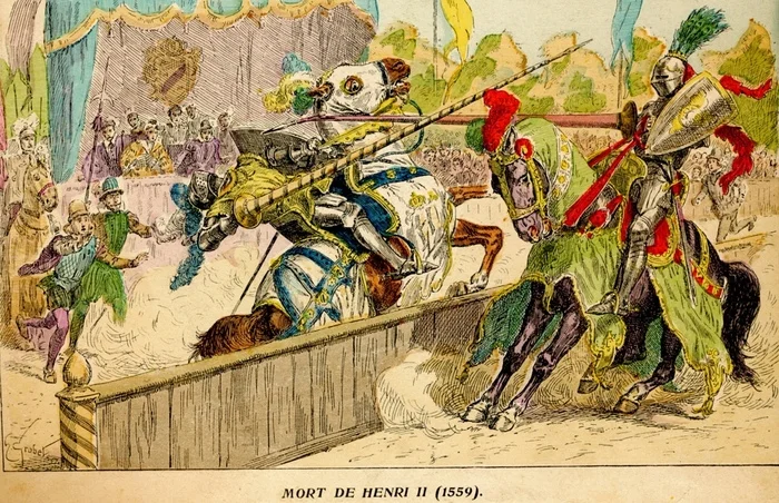 Death of the King Knight - Middle Ages, France, Valois, King, Henry II, Knight Tournament, Ludicrous death, Longpost