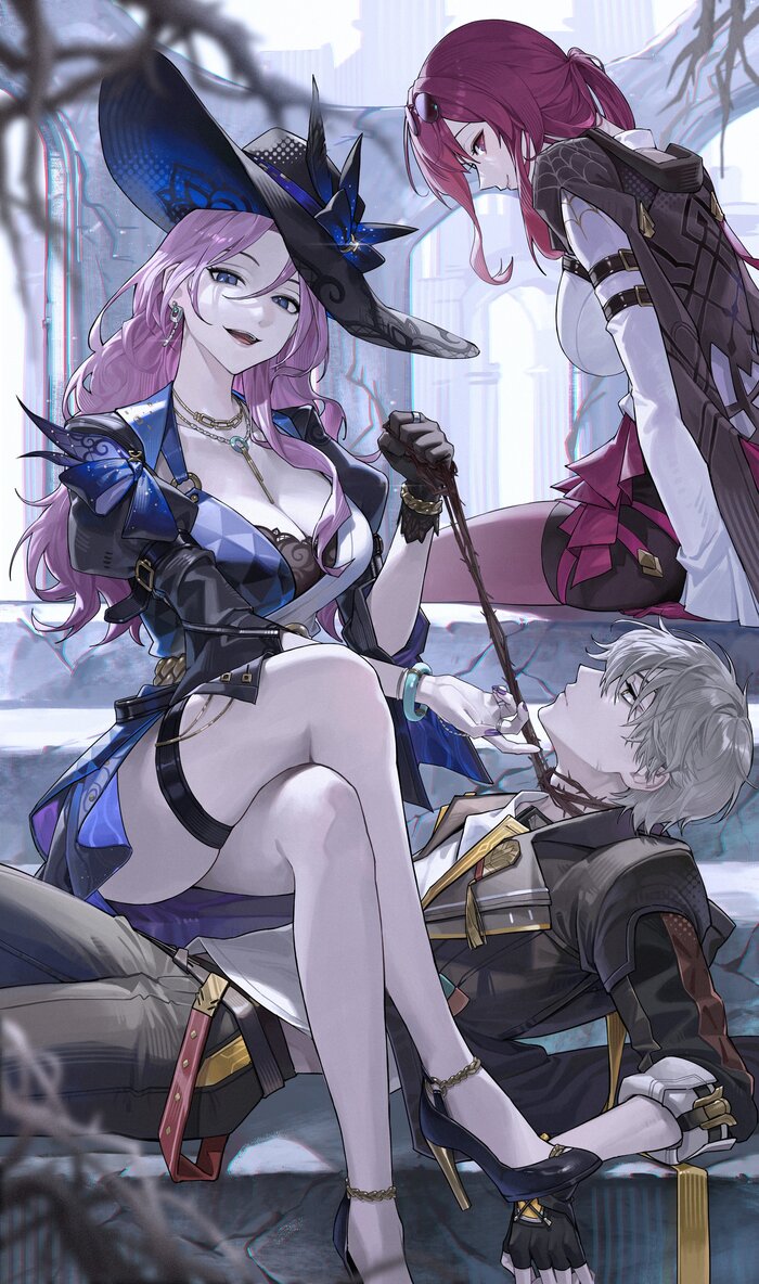  Anime Art, , Honkai: Star Rail, Kafka (Honkai: Star Rail), Jade (Honkai: Star Rail), Caelus (Honkai: Star Rail)