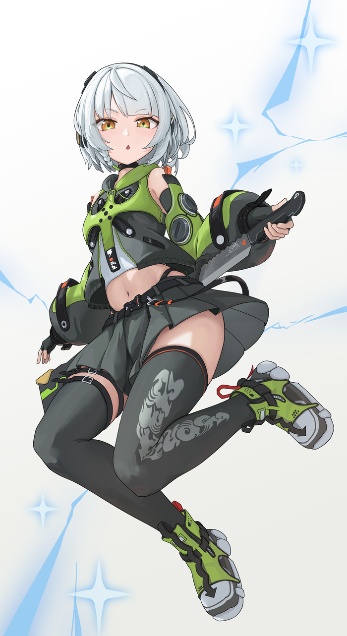 Anby Anime Art, , Zenless Zone Zero, Anby Demara (zzz)