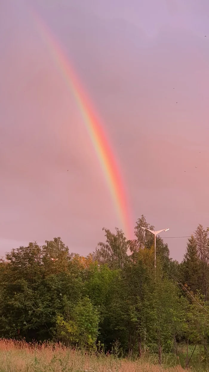 Rainbow without rain - Rainbow, Joy, I share my joy, Nature, beauty, Charm, Adventures, Tatarstan