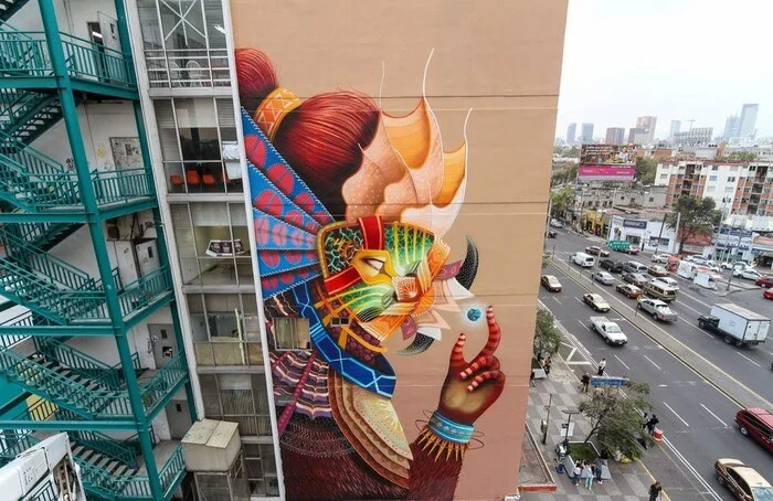 Amazing graffiti by artist Curiot. Mexico City - Art, Graffiti, Mexico, The photo