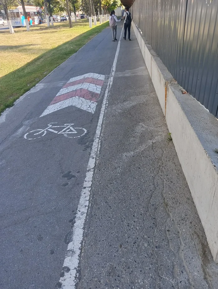 Cheboksary: ??this is simply outrageous! - My, Cheboksary, Chuvashia, Urbanism, Bike path