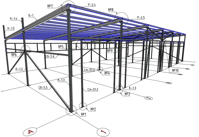 Construction of service station 15x32x7m (project) - My, Video, Vertical video, Longpost, Building, Metal structures, Foundation, With your own hands, Repair, Project, Home construction, Youtube, Payment, Blogging