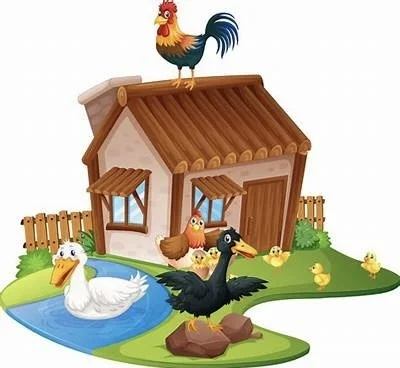 Chickens, ducks and investments. With humor about diversification - Investments, Farm, Hen, Duck, Diversification, Income, Humor