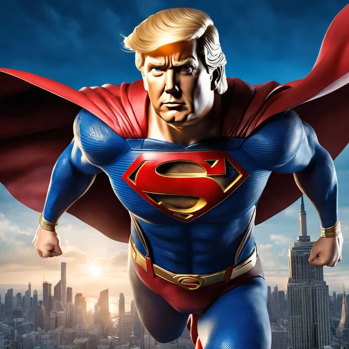 Trump is the brightest and most spectacular ear trick in the history of election races - Images, Donald Trump, Post #11600482, Assassination attempt, Elections, US elections, The president, US presidents, Superheroes, Superman, State of emergency, Shooting, Election campaign, Black humor, Wordplay, Suddenly, Feint, Ears