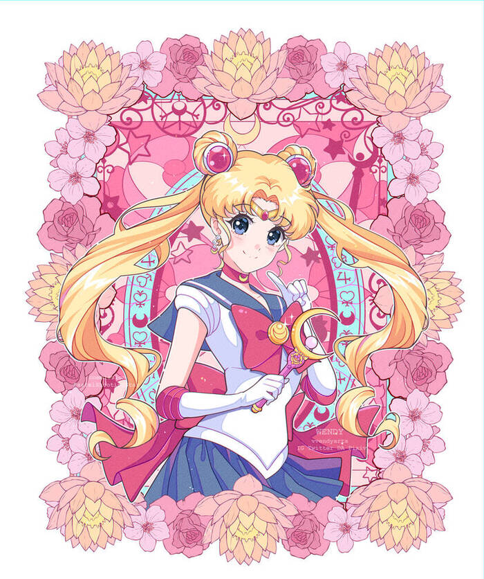      Tsukino Usagi, Sailor Moon, , , Anime Art