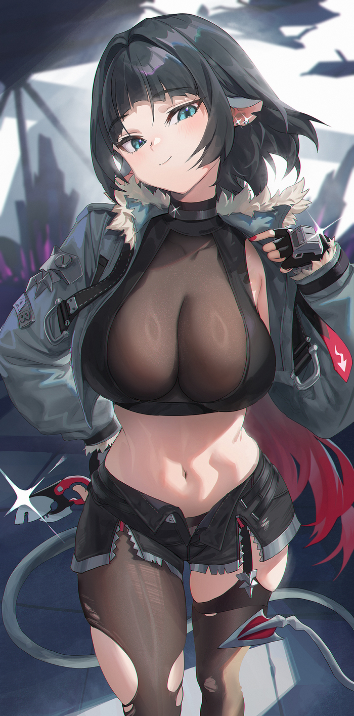 Jane Doe Zenless Zone Zero, , , , Anime Art, , Jane Doe (zzz)