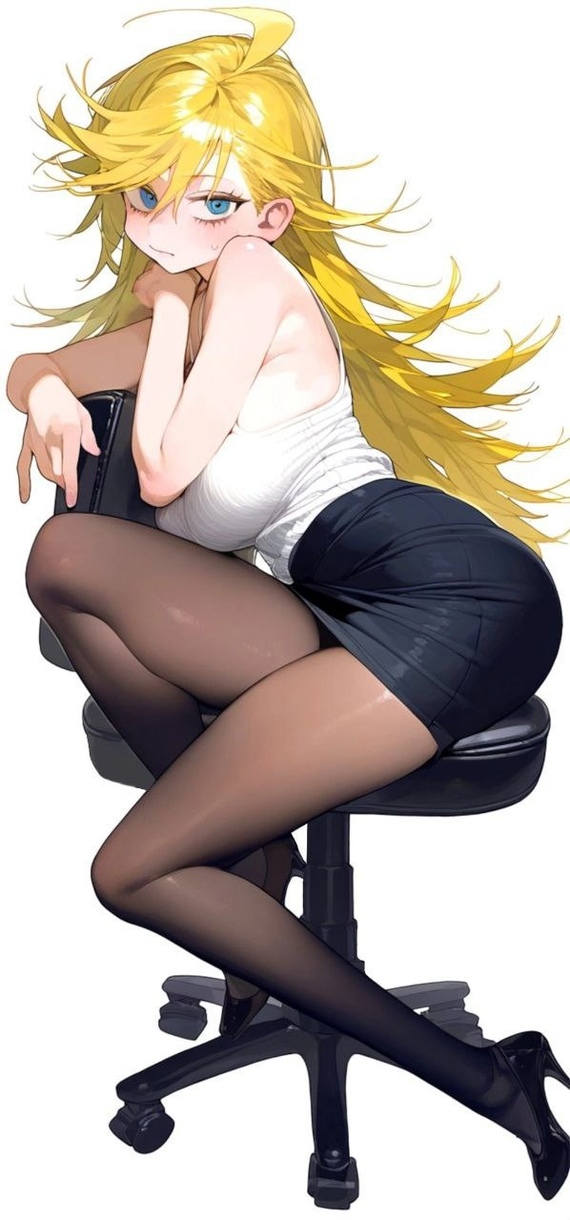   , Anime Art, Panty Anarchy, Panty Stocking with Garterbelt, Stocking Anarchy, Vocaloid, Hatsune Miku, 