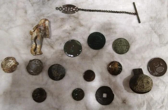 Greed and Competition - My, Nicholas II, Archaeological finds, Российская империя, Archeology, Find, Blagoveshchensk, Amur region, Metal detector, Digger, Treasure hunt, Silver, Rare coins, Coin, Glass, Ancient coins, China, Longpost