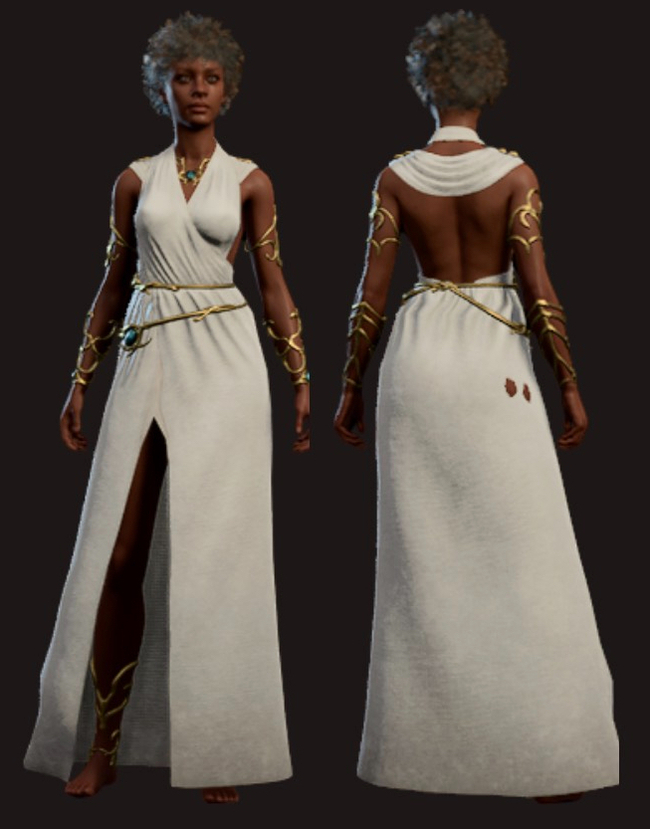 [in progress] Elegant Robe costume from Baldur's Gate 3 (reference at the end) - My, Baldur’s Gate 3, Cosplay, Work in progress, Longpost, The photo