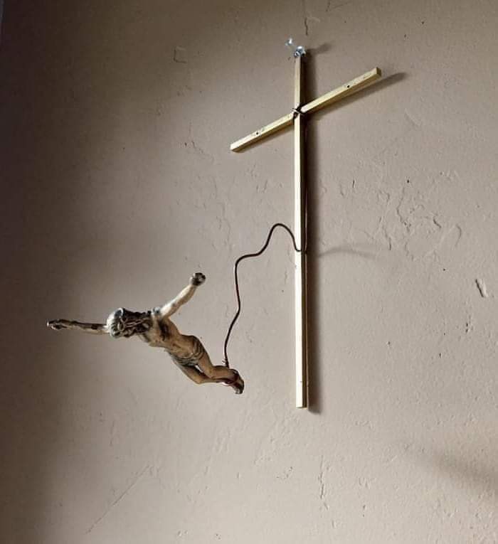 Go - Leap of Faith, Art, Cross, Jesus Christ