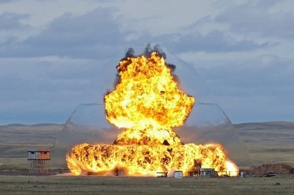 Incredibly clear shot of the shock wave - Blast wave, Explosion, The photo, Telegram (link), Beautiful view