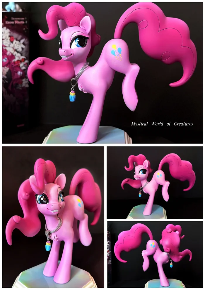 Pinkie Pie, handmade figurine - My, My little pony, MLP Explicit, Pinkie pie, PonyArt, Craft, Fake, Figurines, Sculpture, Ponification