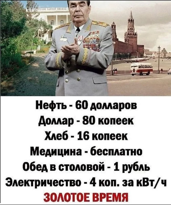 But there was a time when the dollar was even cheaper than the ruble - the USSR, Past, Memories, Nostalgia, Prices, Telegram (link), Leonid Brezhnev