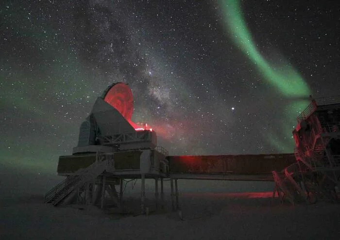 South Pole Telescope - Astronomy, Space, Antarctica, Radio telescope