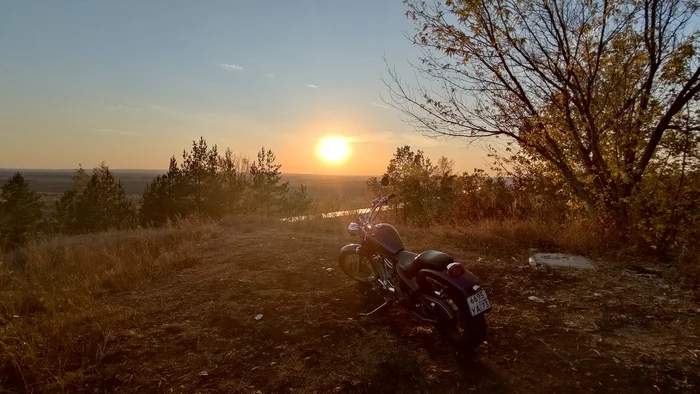 Motorcycle ride 2. Ulyanovsk - My, Honda steed, Mobile photography, Moto, Ulyanovsk, Longpost