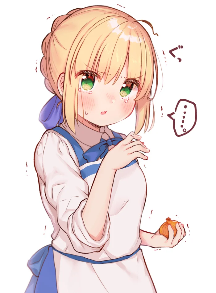 Обжорка Saber - Аниме, Anime Art, Fate, Fate-Stay Night, Saber, Artoria Pendragon