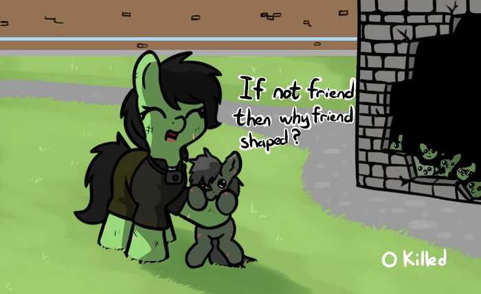 Not a friend - My little pony, Filly Anon, Dead rising