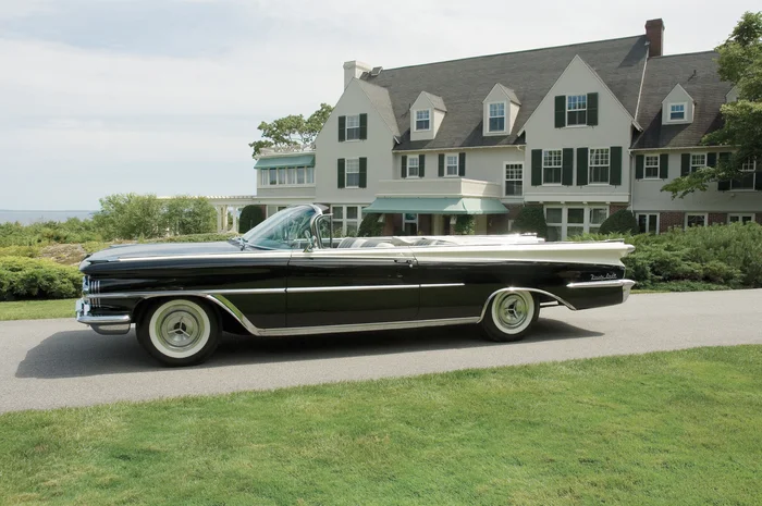 Oldsmobile 98 Convertible - Ретроавтомобиль, История автомобилей, Длиннопост, 1959, Oldsmobile, Кабриолет