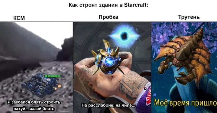 Нащальника, я инжинерку пастроил - Starcraft, Starcraft 2, Доминион, Юмор, Blizzard, Терраны, Зерги, Протоссы, Ксм, Зонды, Мемы, Кунг-Фу Панда, Мат