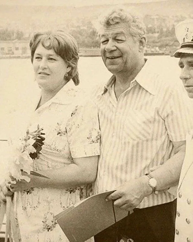 Soviet actors Nona Mordyukova and Stanislav Chekan are photographed at the location of the filming of the film The Diamond Arm in 1968... - the USSR, The photo, The Diamond Arm, Actors and actresses, Soviet actors, Soviet cinema, Repeat, Nonna Mordyukova