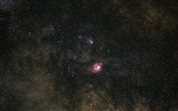 Lagoon Nebula - My, Stars, Astrophoto, Starry sky, Milky Way, Laguna Nebula