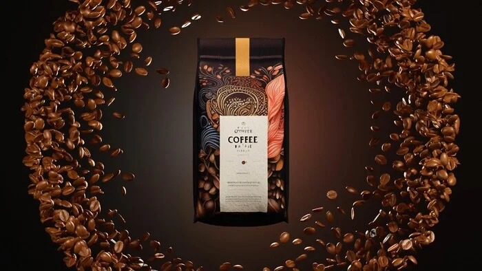 Coffee advertising in 3D - My, 3D, Animation, Simulation, 3D animation, Blender, 3D modeling, Peekaboo, Coffee, Package, Advertising, Creative advertising, Advertising on Peekaboo, Designer, Video, Longpost