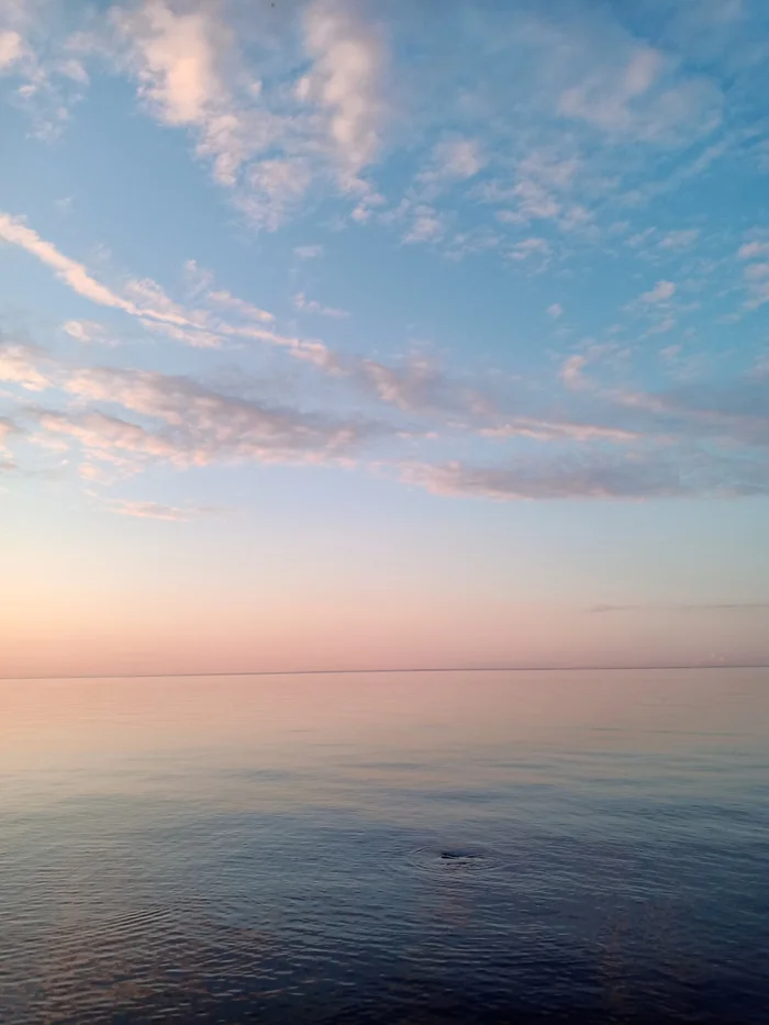 Варкалось - Моё, Лето, Вечер, Вода, Пейзаж, Минимализм, Фотография