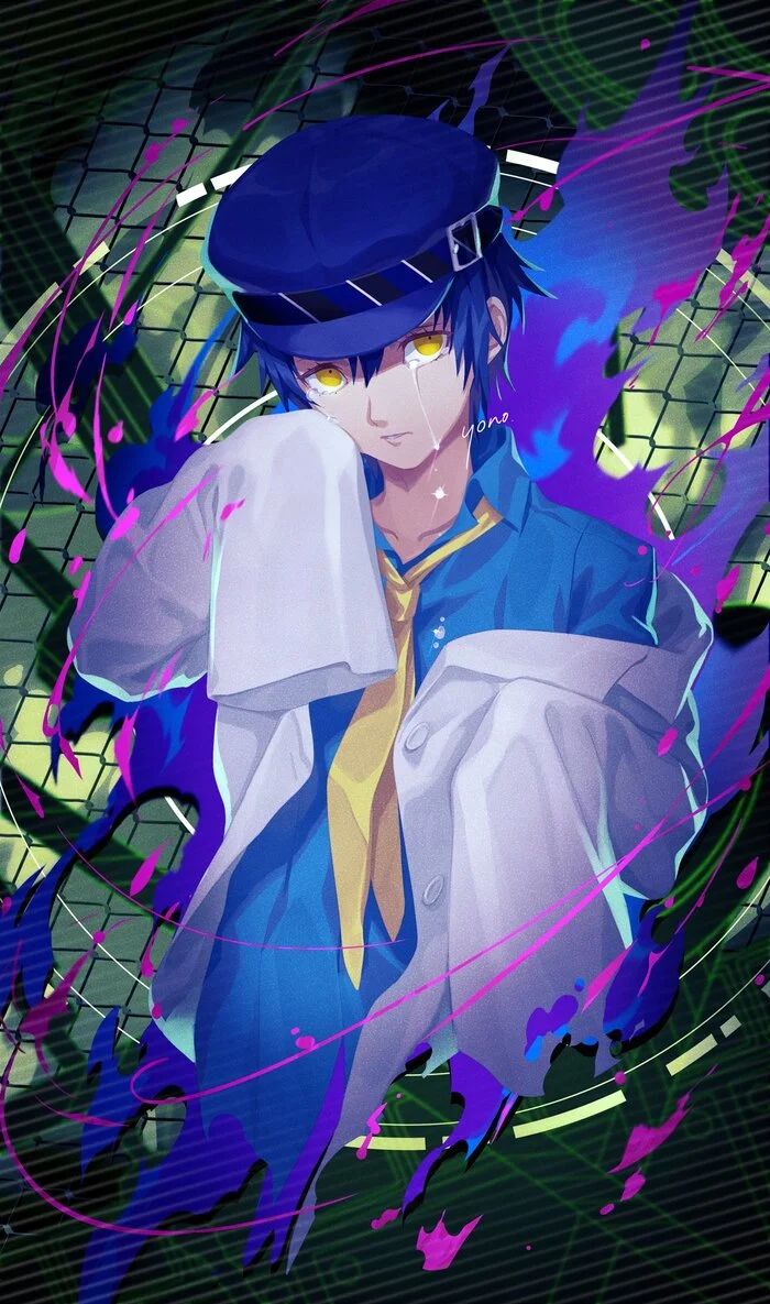 Тень Наото - Арт, Аниме, Anime Art, Persona, Persona 4, Naoto Shirogane, Игры, Game Art