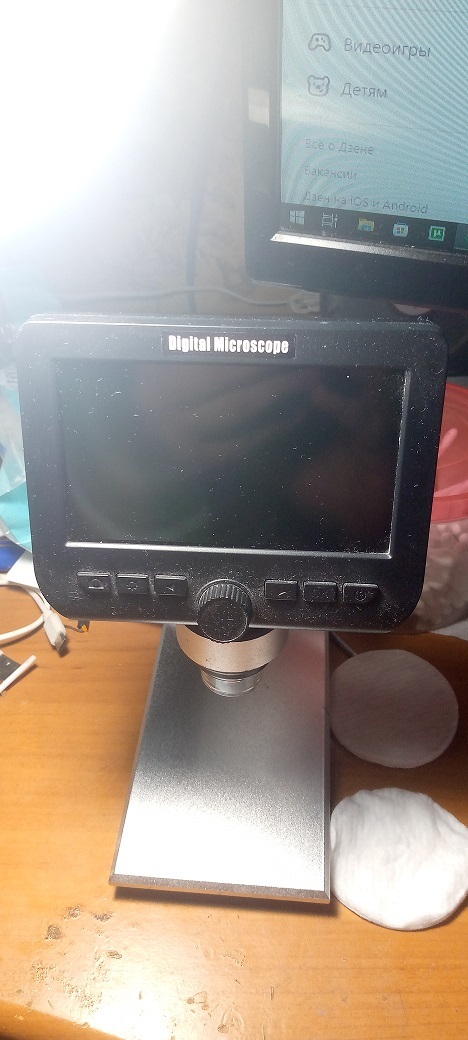 Digital microscope with screen Inskam 317 - My, Electronics, Гаджеты, Longpost