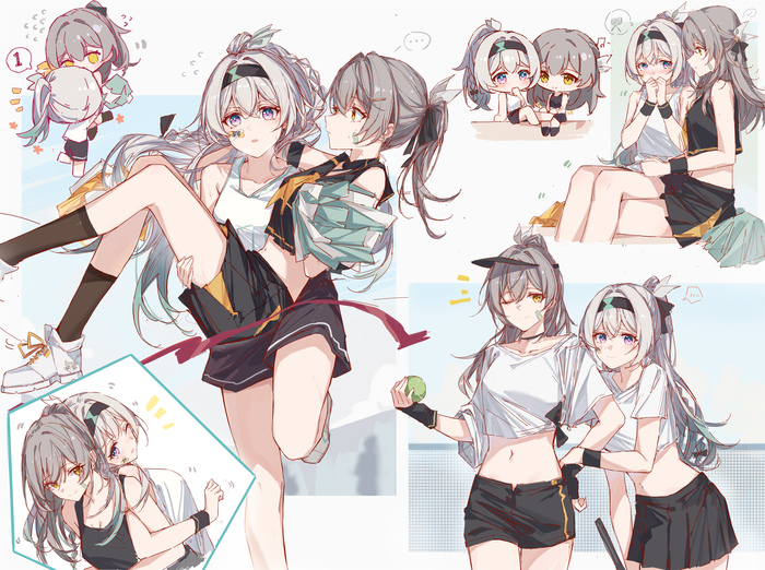    Anime Art, , Firefly (Honkai: Star Rail), Stelle (Honkai: Star Rail), Caelus (Honkai: Star Rail),  , Honkai: Star Rail, Yajuu