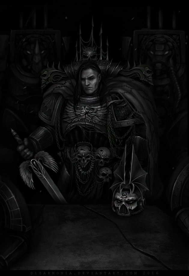 Decimus, new Prophet of the 8th Legion - Warhammer 40k, Warhammer, Night lords, Art, Adeptus Astartes, Chaos space marines, D1sarmon1a