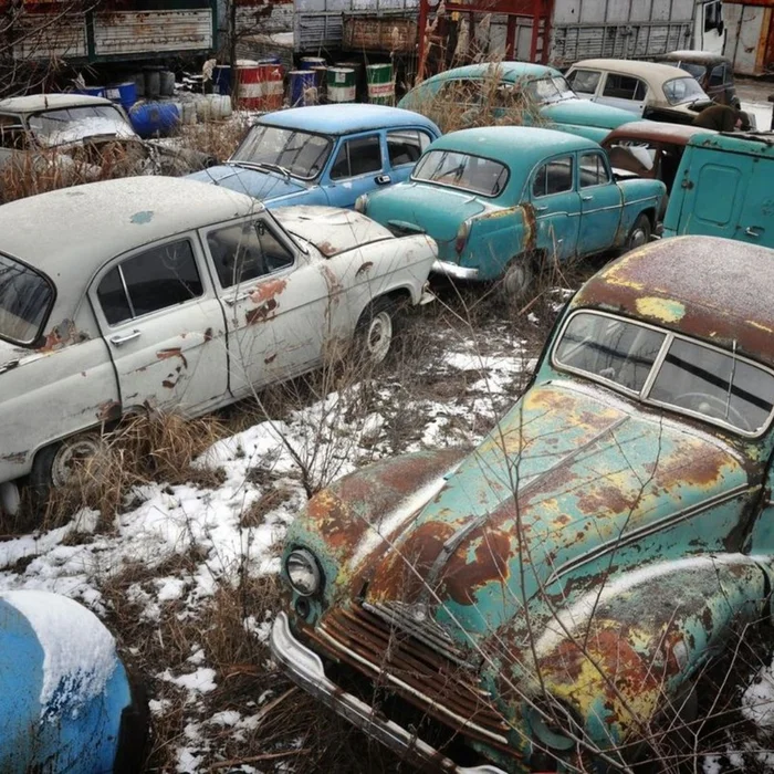 Cemetery of old Soviet cars, Stavropol - Abandoned, Travels, the USSR, Made in USSR, Abandoned cars, Retro car