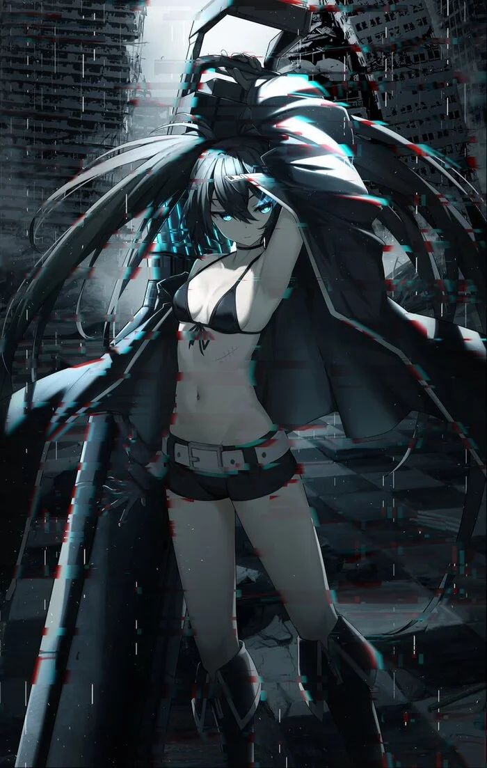 Black Rock Shooter - Anime art, Anime, Black rock shooter, Black Rock Shooter (Character)