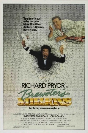 Brewster's Millions - Movies, Old movies, Money, Spending, Comedy, Richard Pryor, John Candy, Universal pictures, Millionaire