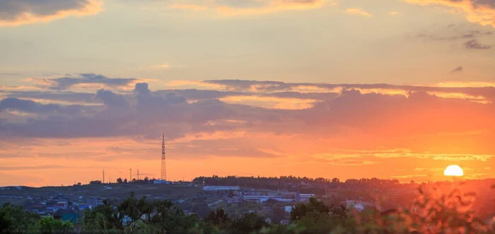 Summer sunset - My, Sunset, Canon, The photo, Landscape, Summer