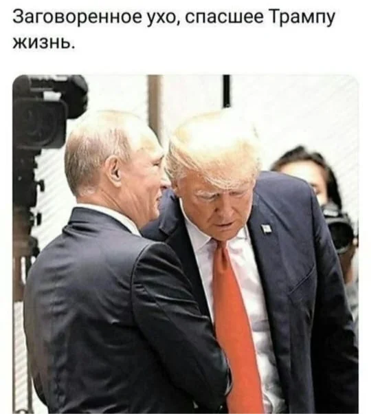 When grandma's ear spoke... - Donald Trump, Vladimir Putin, Ears, Politics, Picture with text, Post #11600482