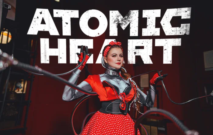 Я к твоим услугам, милый! - Моё, Atomic Heart, Элеонора (Atomic Heart), Косплей, Фотография, Фотосессия, Длиннопост