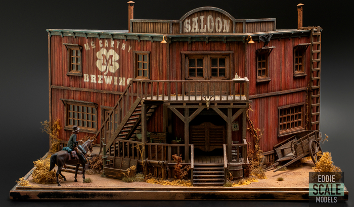 Diorama   , , 3D ,  , Saloon,  , , , Western, Red Dead Redemption, Red Dead Redemption 2, 