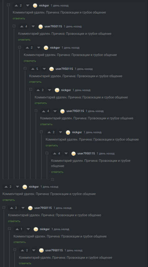 Провокационный и грубый заголовок