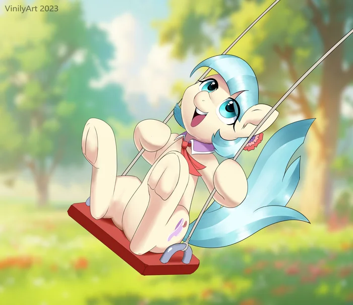 Coco на качелях - My Little Pony, Coco Pommel