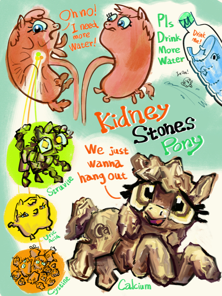 Kidney stone pony - My little pony, Original character, Ponification, Kidney, Stones in the kidneys, Ja0822ck