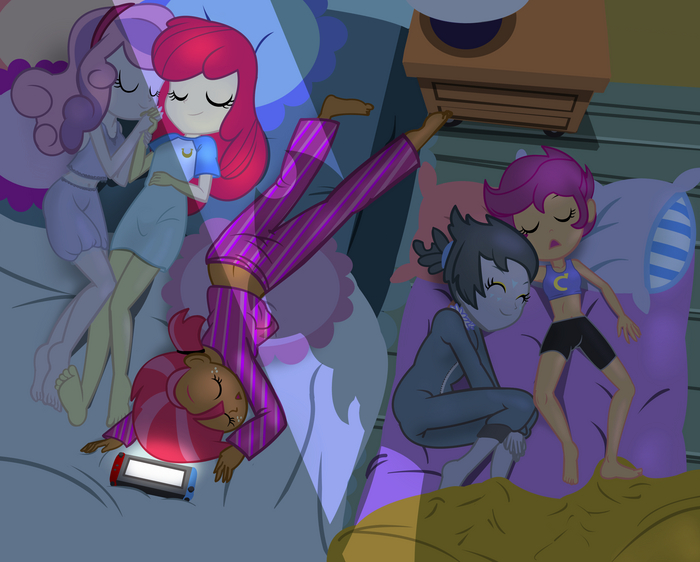  My Little Pony, , Equestria Girls, Applebloom, Babs Seed, Gabby, Scootaloo, Sweetie Belle